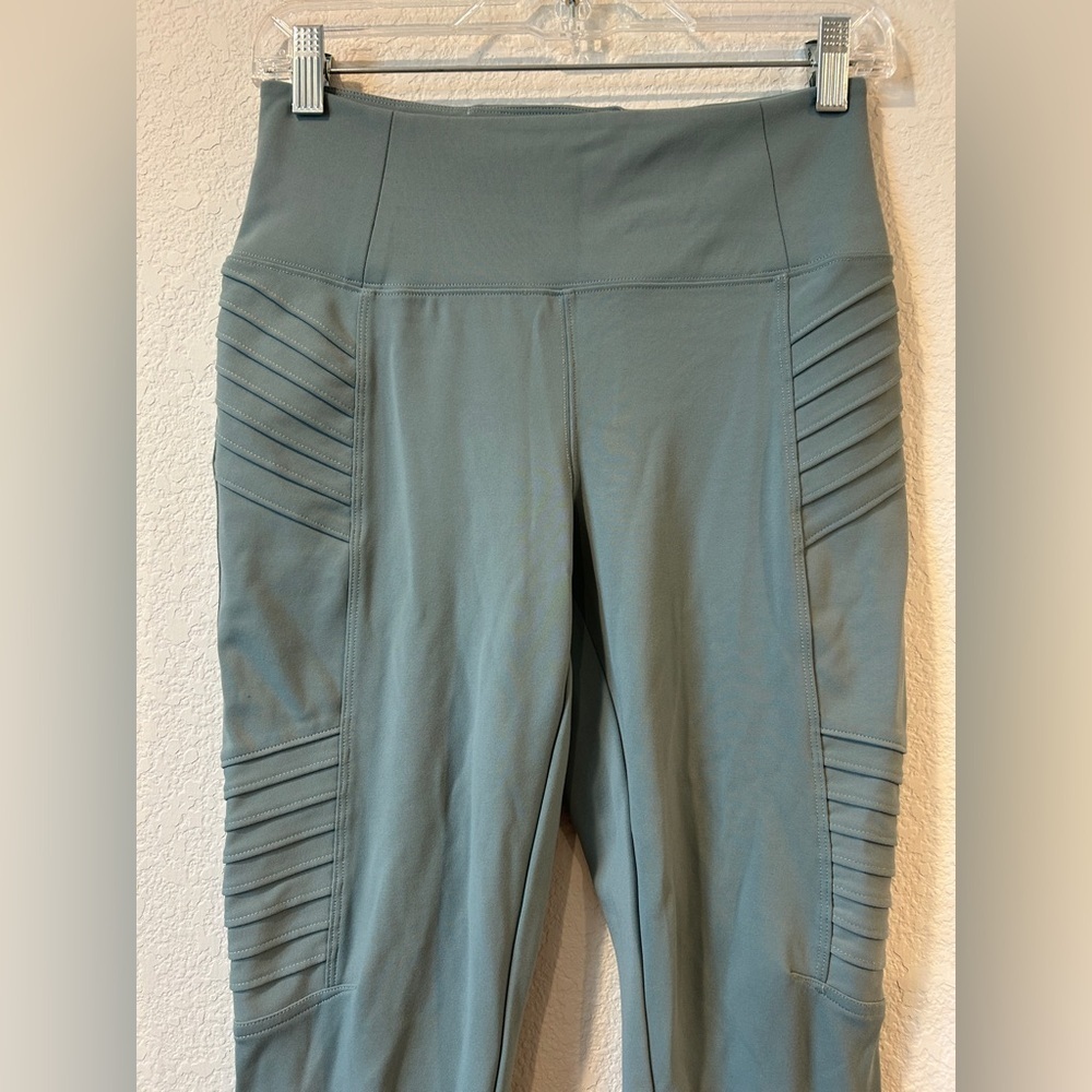 Athleta Women’s Grey/Blue Delancey Moto Tight - Small - Picture 3 of 9